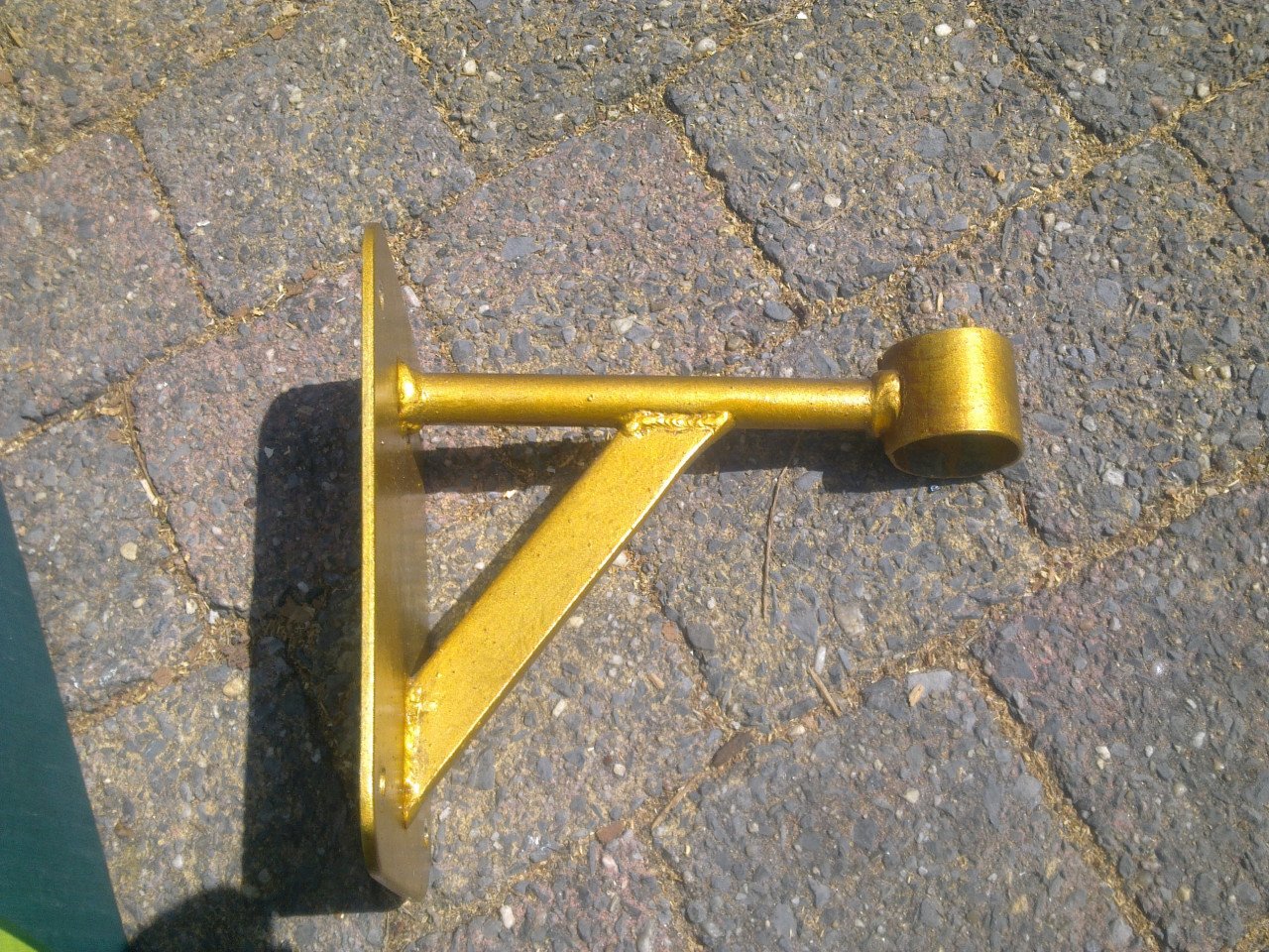 Koperen koetslamp