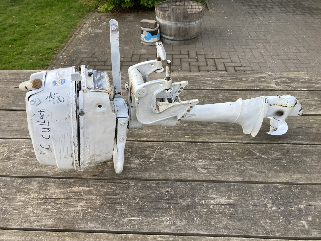 4 pk Mc Culloch buitenboordmotor