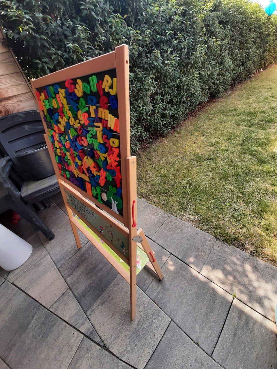 Magneet en krijtbord