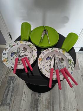 Groen /multi serviesset