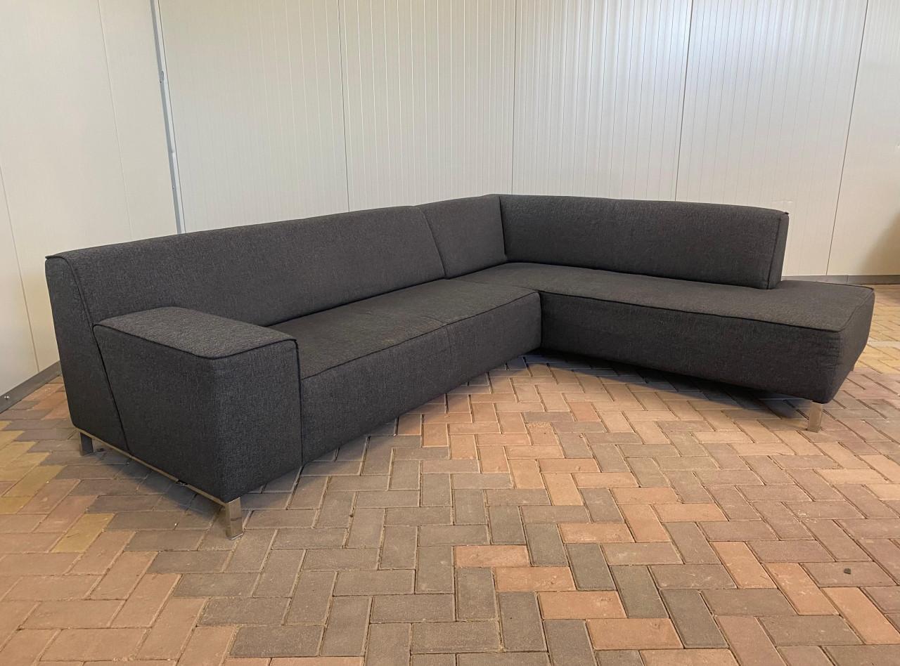 GRATIS LEVERING HEEL NL Montel Donkergrijs Hoekbank