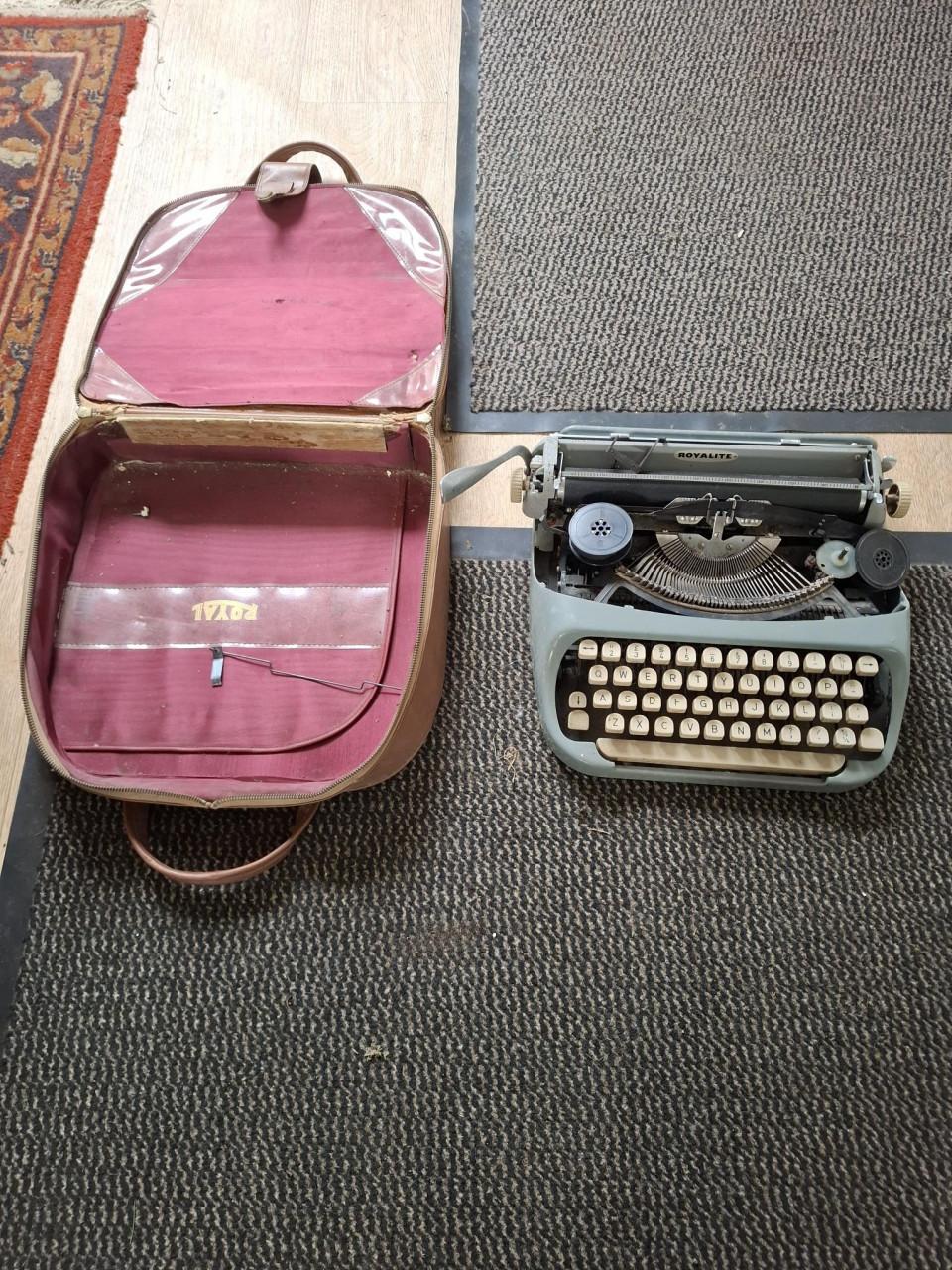 Ouderwetse typemachine