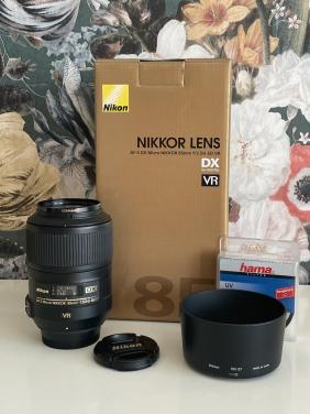 Nikon AF-S DX 85mm f3.5G micro lens