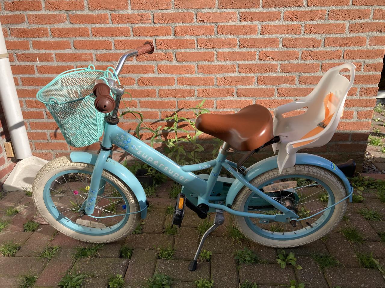 Supersuper meisjesfiets 16”