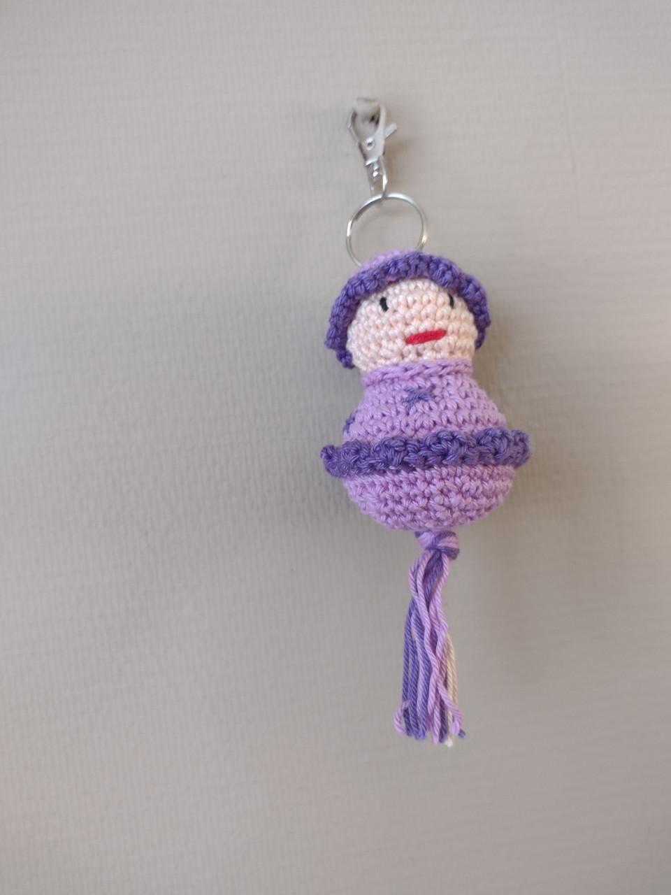 Gehaakte sleutelhanger poppetjes