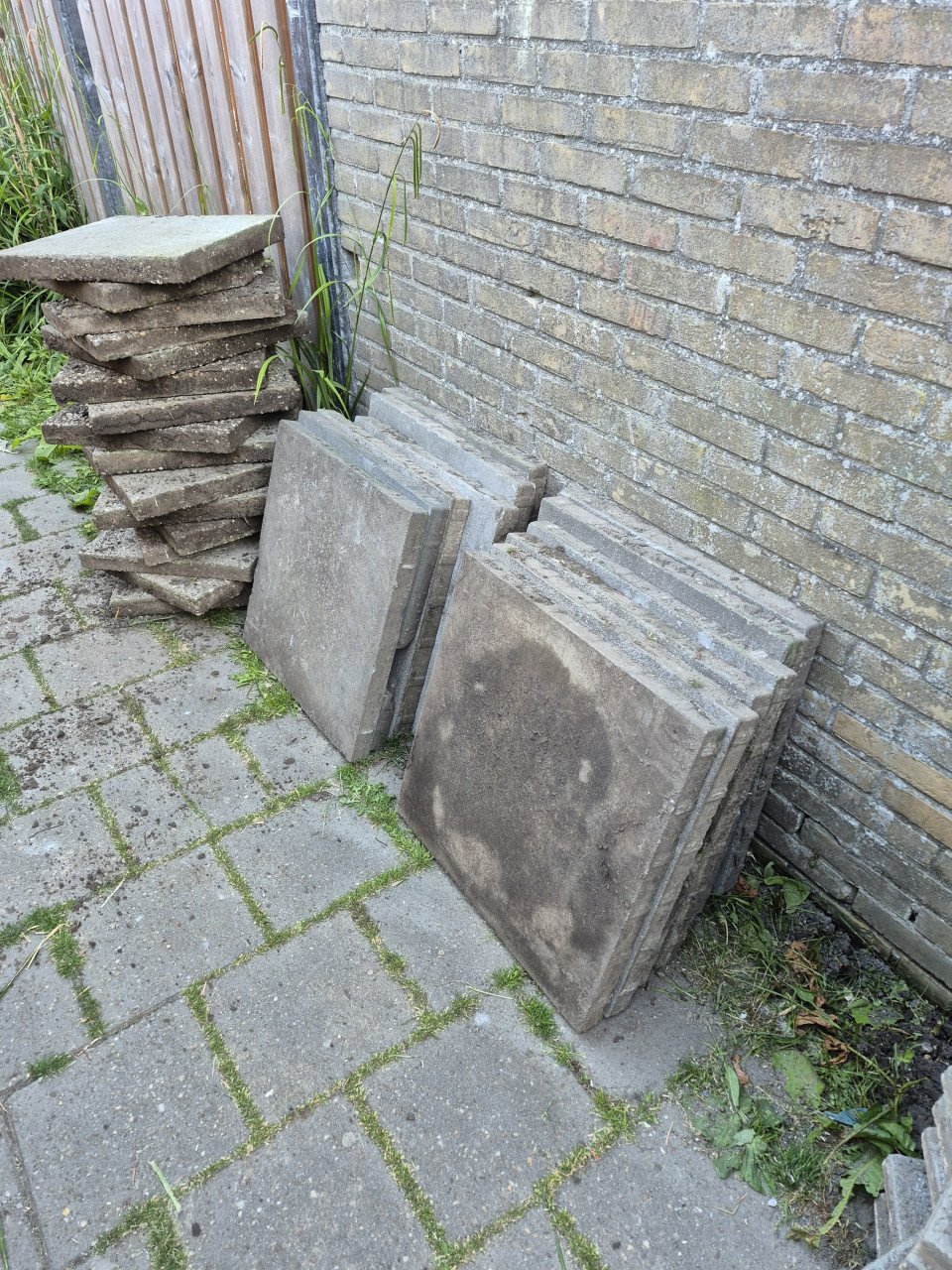Gratis tuin tegels