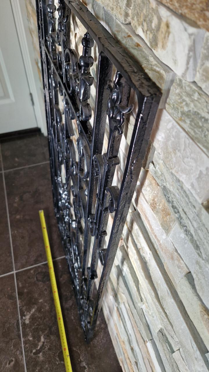 Antiek Frans ijzeren sierhek