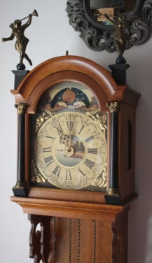 Vintage wandklok goed werkend