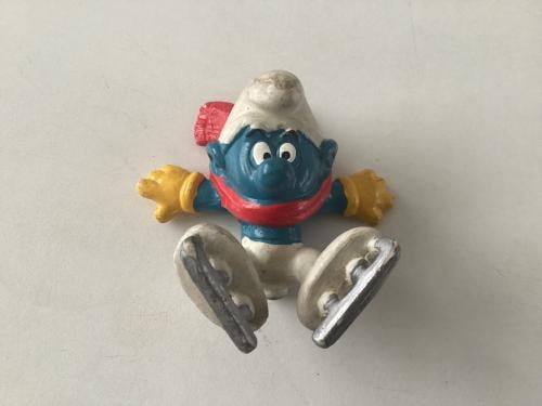 Verschillende Smurfen. Peyo/Schleich.  Materiaal: rubber.  Hoogte: +/- 5 cm