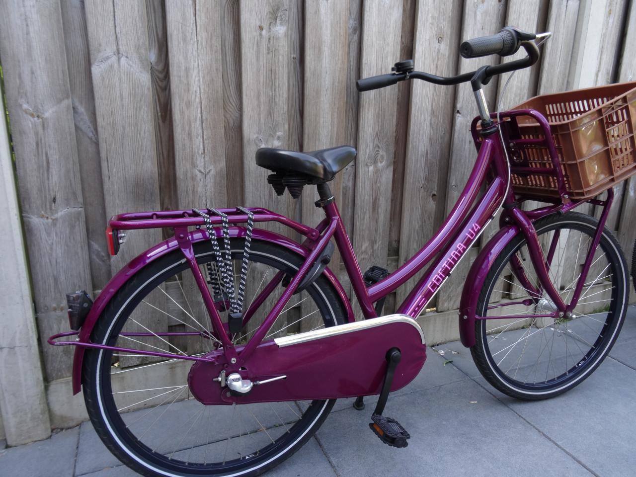 🌸 Cortina U4 Transport Meisjesfiets – 24 inch | Carmen Violet Gloss 💜