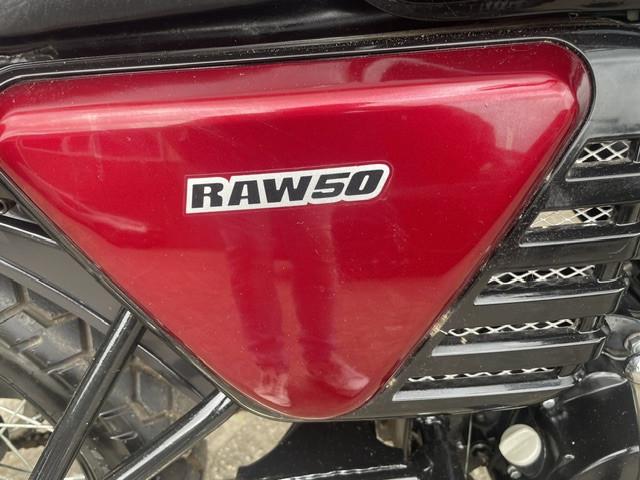 Schitterende demo hanway raw 50 caferacer van 1 ste eigenaar met maar 1775k