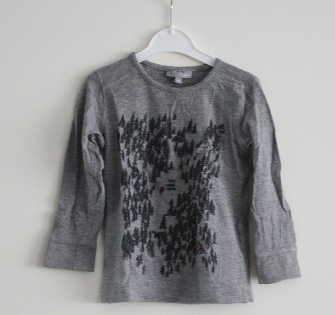 Grijs shirt met opdruk  maat 92