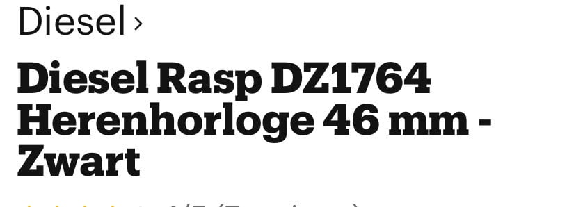 Horloge Diesel