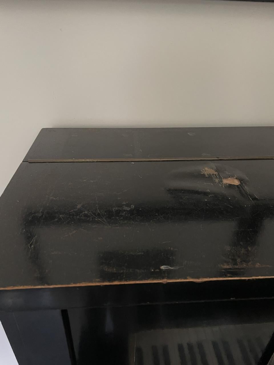 Staande zwarte piano - Schmidt