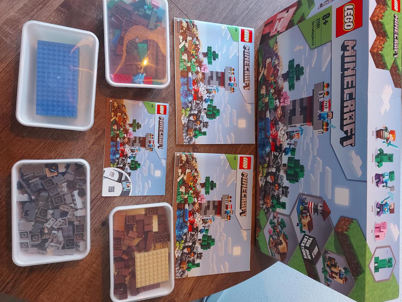 Lego 21161 The Crafting box 3.0 compleet (gecheckt) in doos met boekjes