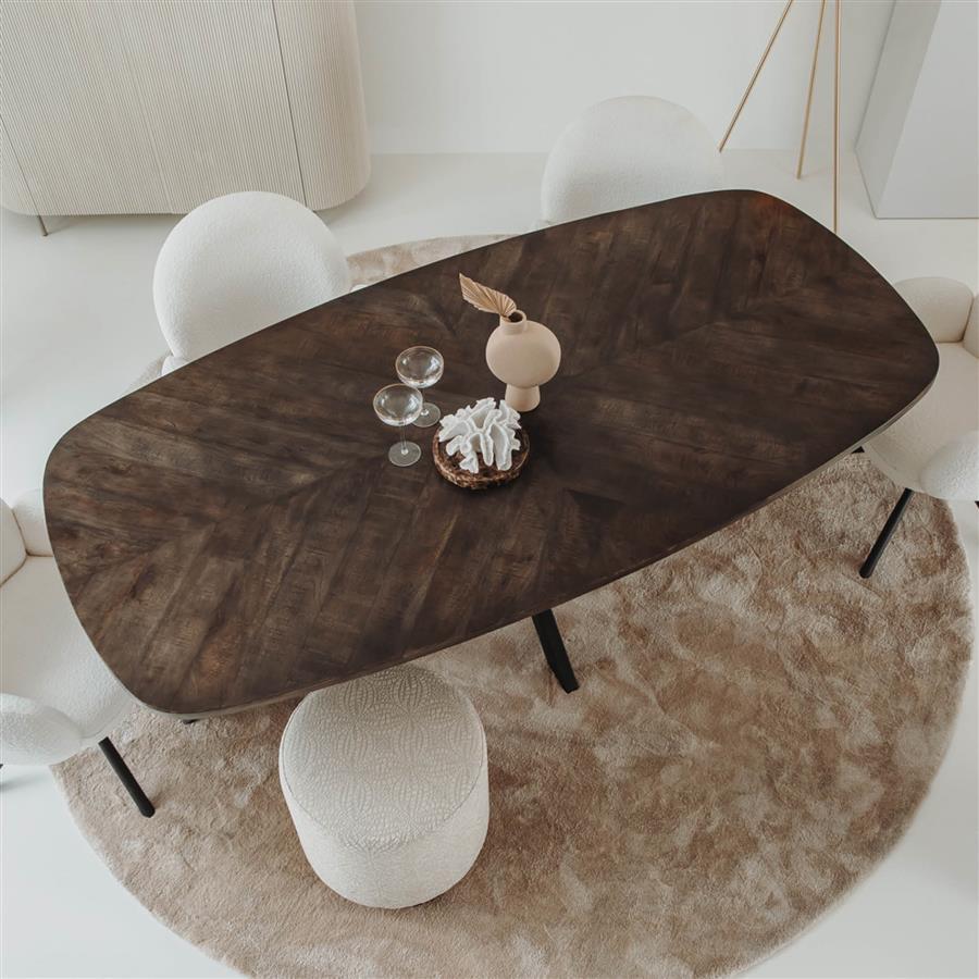 DEENS OVALE TAFEL IN DIVERSE MATEN