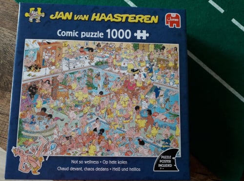 Jan van Haasteren puzzel : OP HETE KOLEN.