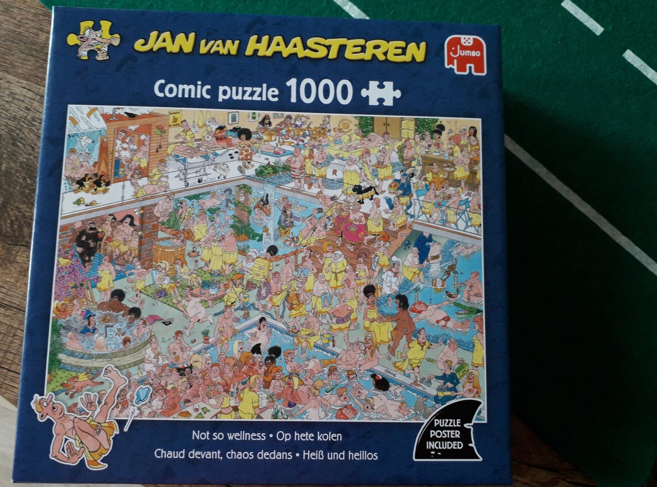 Jan van Haasteren puzzel : OP HETE KOLEN.