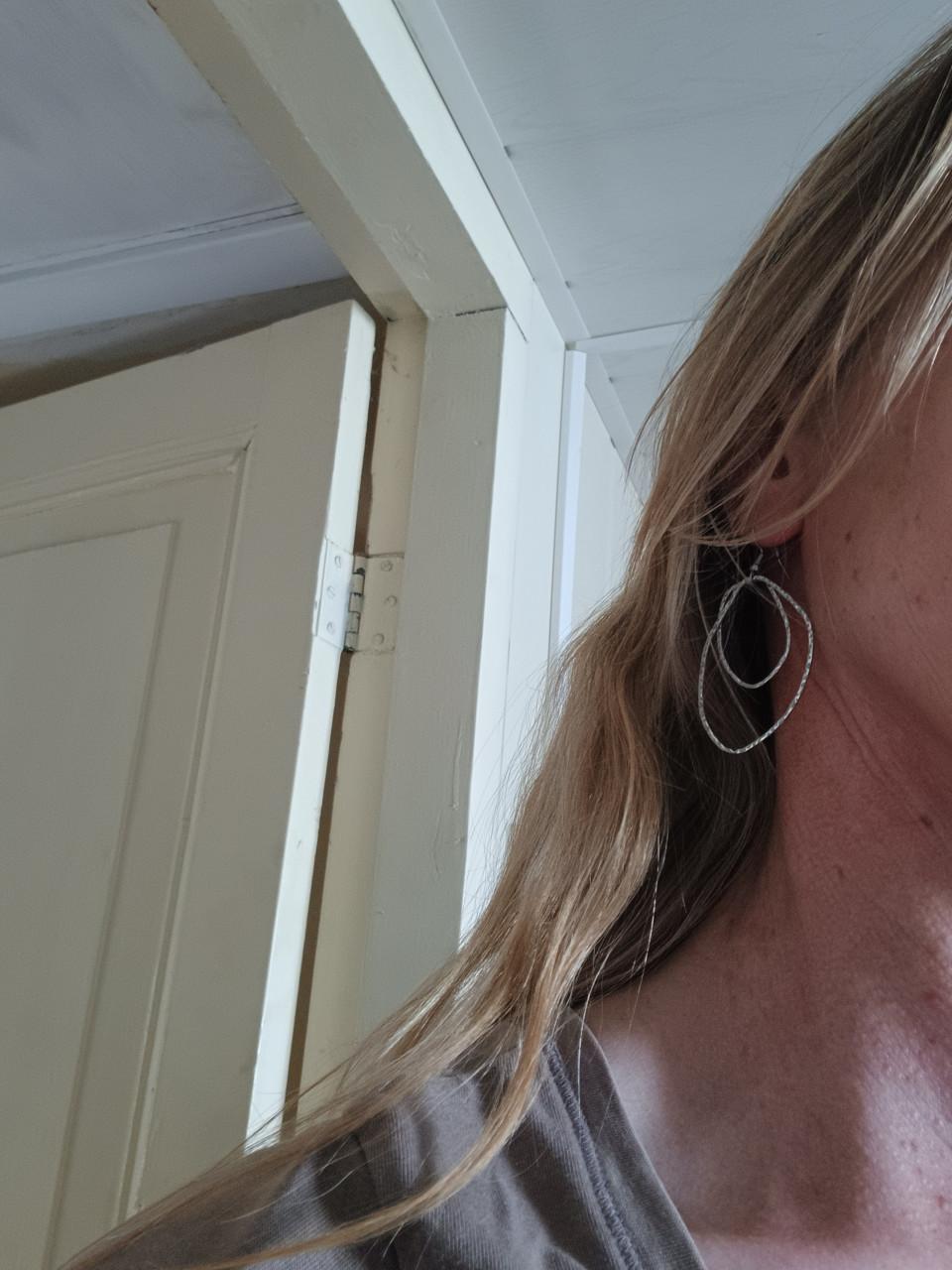 Leuke zilverkleurige oorbellen/hangers van Zusss