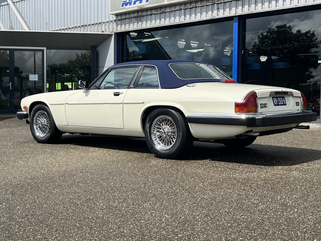 Jaguar Xj xjs-c 5.3 v12 targa met zeldzame hardtop