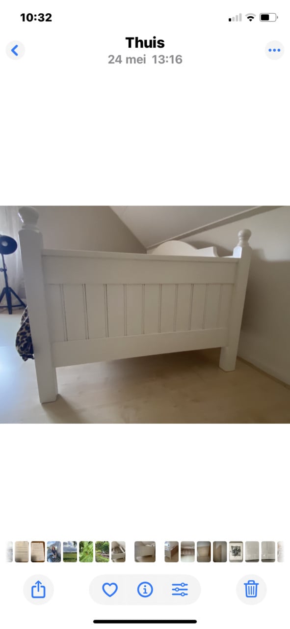 Ledikant grenen/ bed bank