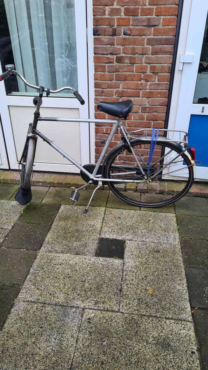 Heren fiets 28 inch met trap rem achter-Fr.maat 60 cm