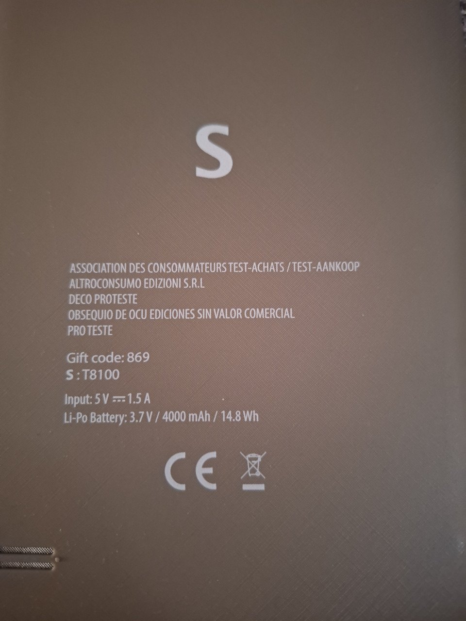 Tekoop tablet