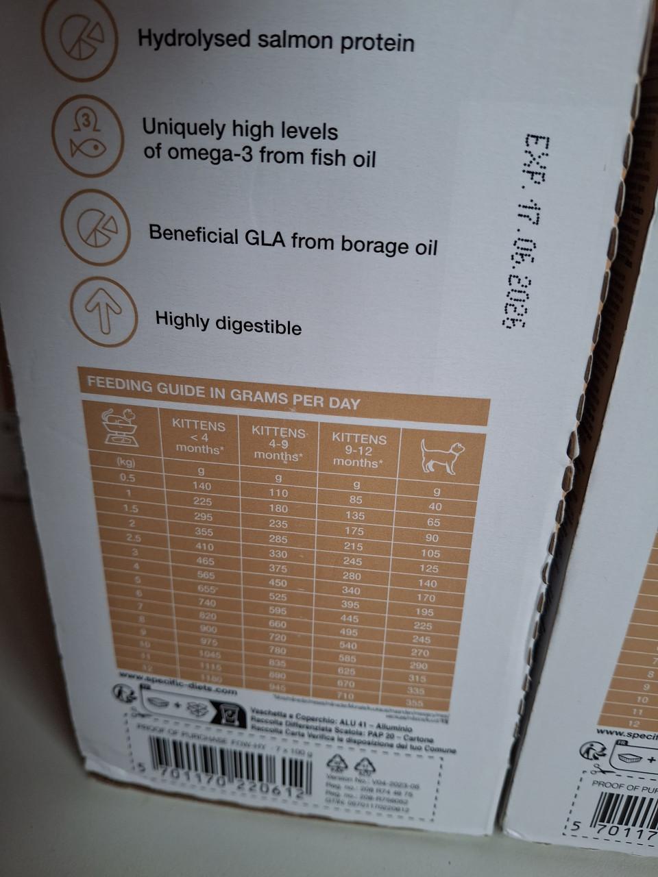 SPECIFIC Allergen Management Plus voor katten 6 dozen van 7x 100g