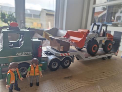 Playmobil dieplader met shovel (compleet, zonder doos)