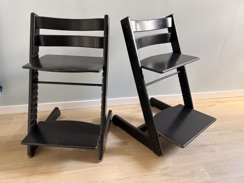 Trip trap stoel 2x zwart