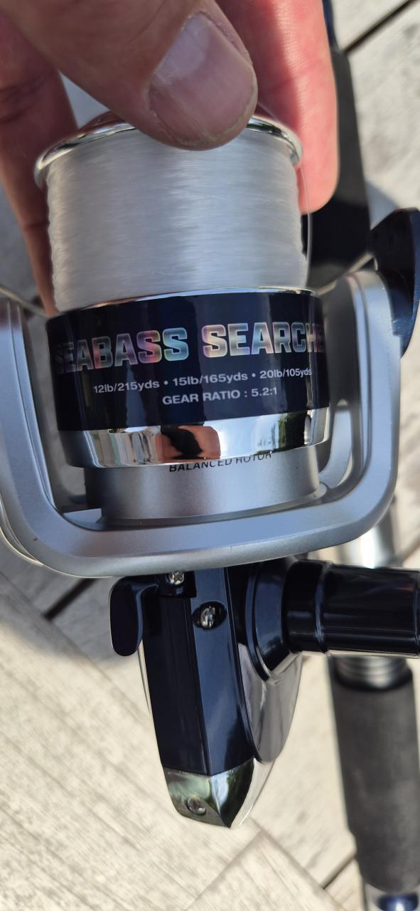 Shakespeare Salt Seabass Searcher, zeebaars hengel