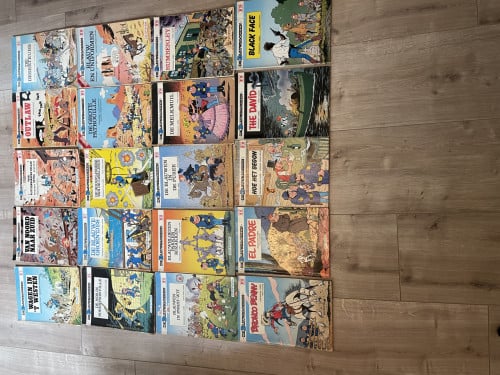 20 stripboeken De Blauwbloezen