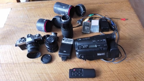 Fotocamera en filmtoestel