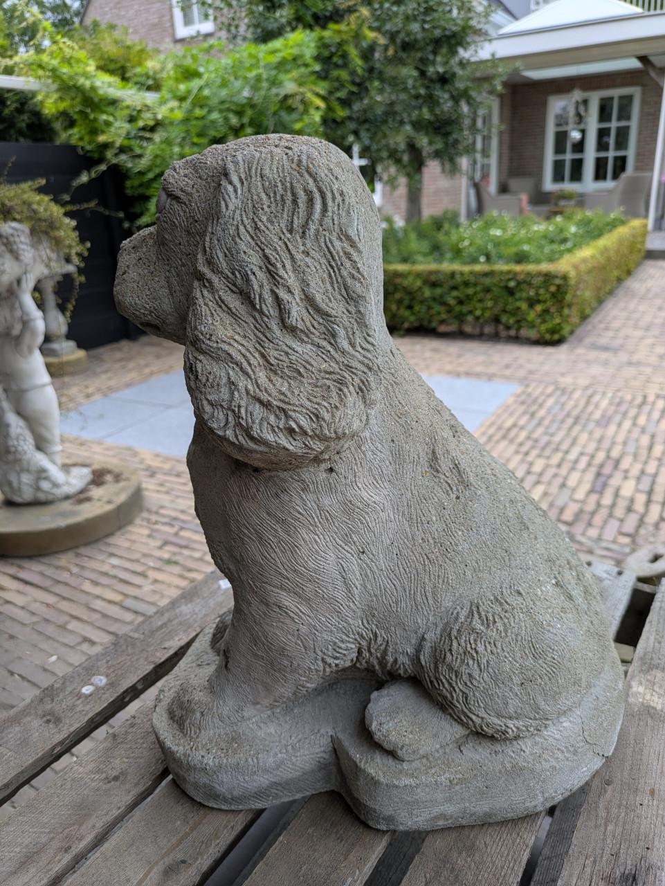 Betonnen beeld Cocker Spaniel
