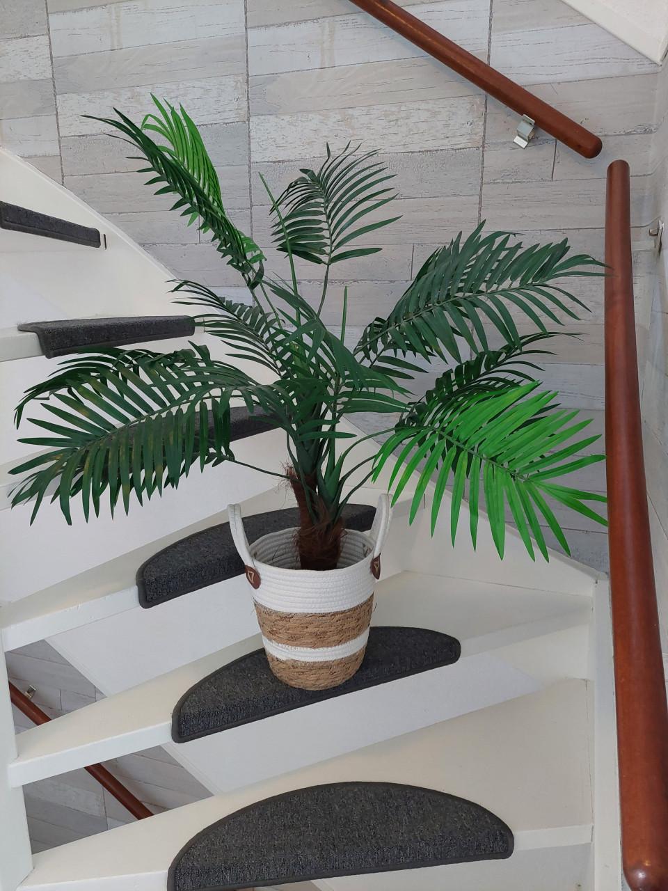 Grote kunstpalm incl. pot,  mooie kwaliteit zgan
