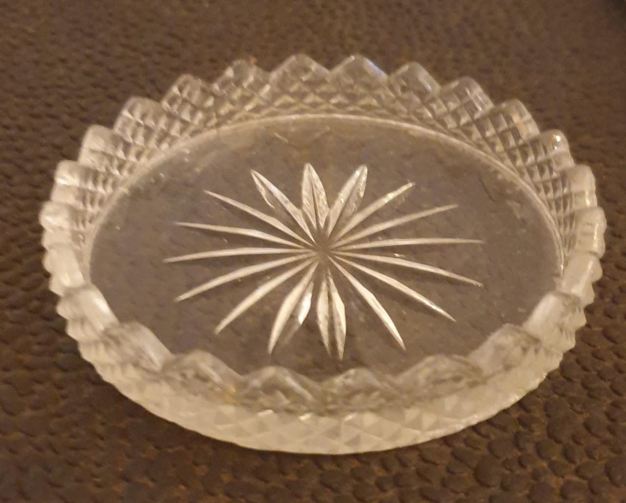 6 nostalgische vintage glazen onderzetters