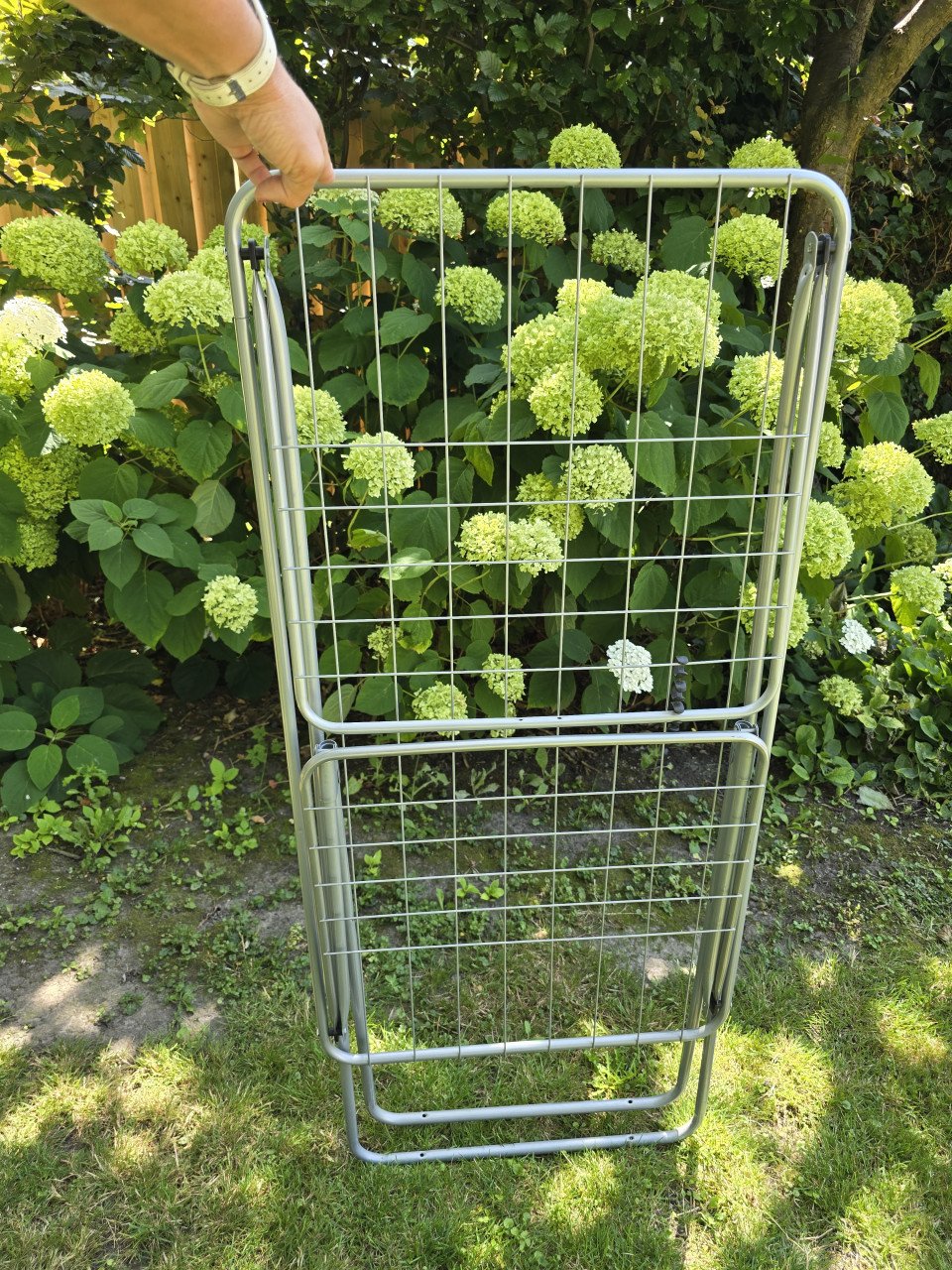 Stevig groot wasrek / droogrek van staal