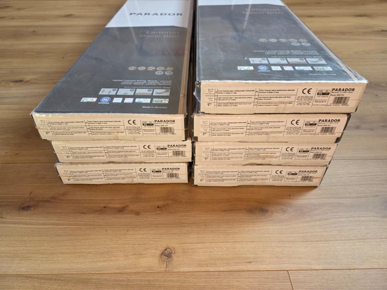 Nieuw Laminaat + ondervloer 15,3m2