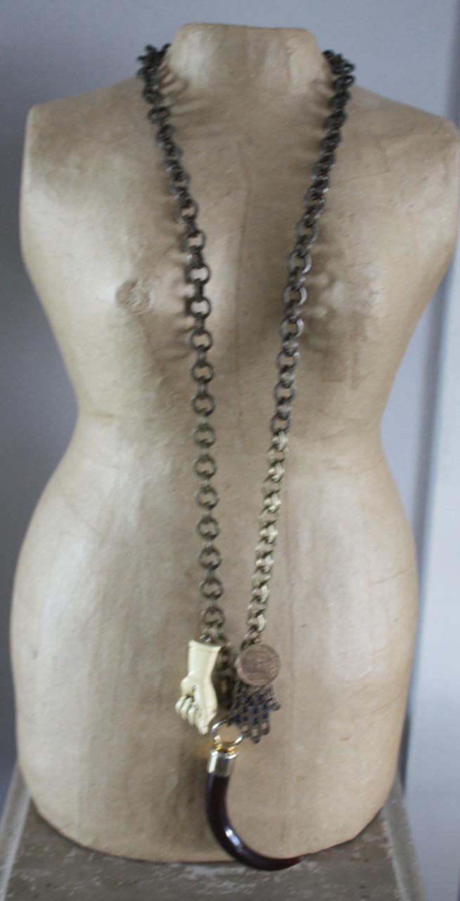 Ketting metaal met bedels