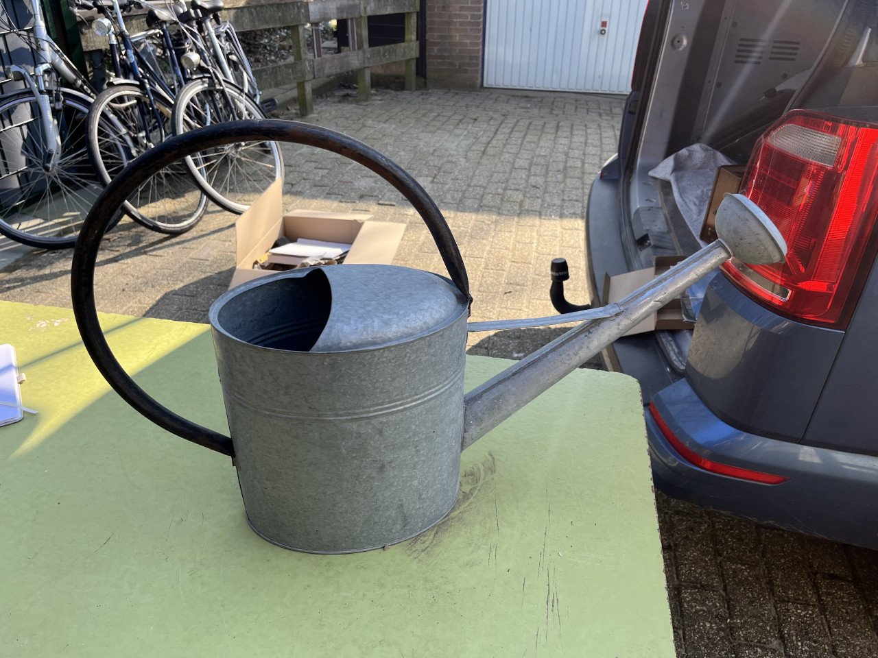 Gieters verzinkt ovaal en rond model