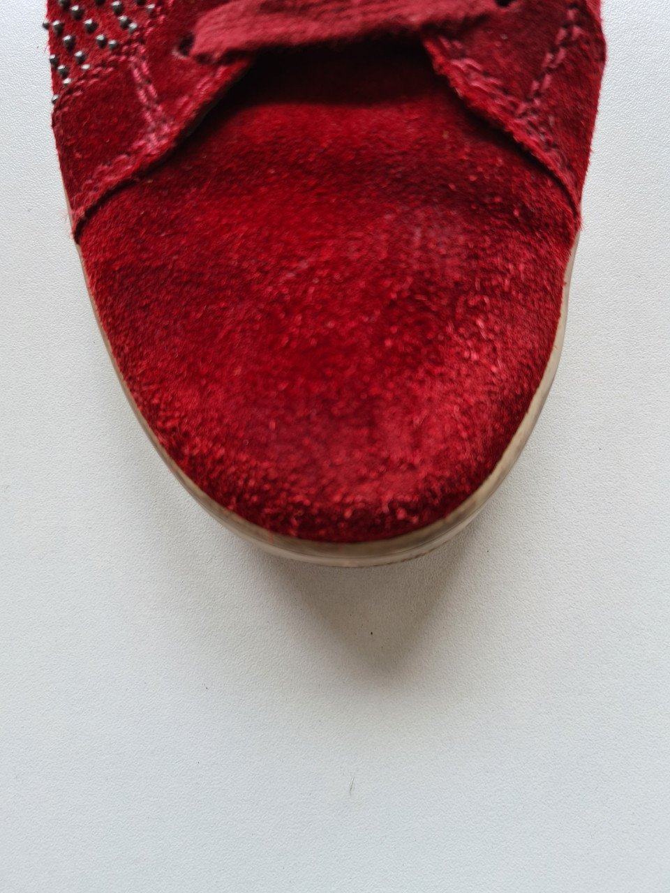 Gabor bordeau / wijn rode leren enkel hoge veterboots , sneackers Mt 40