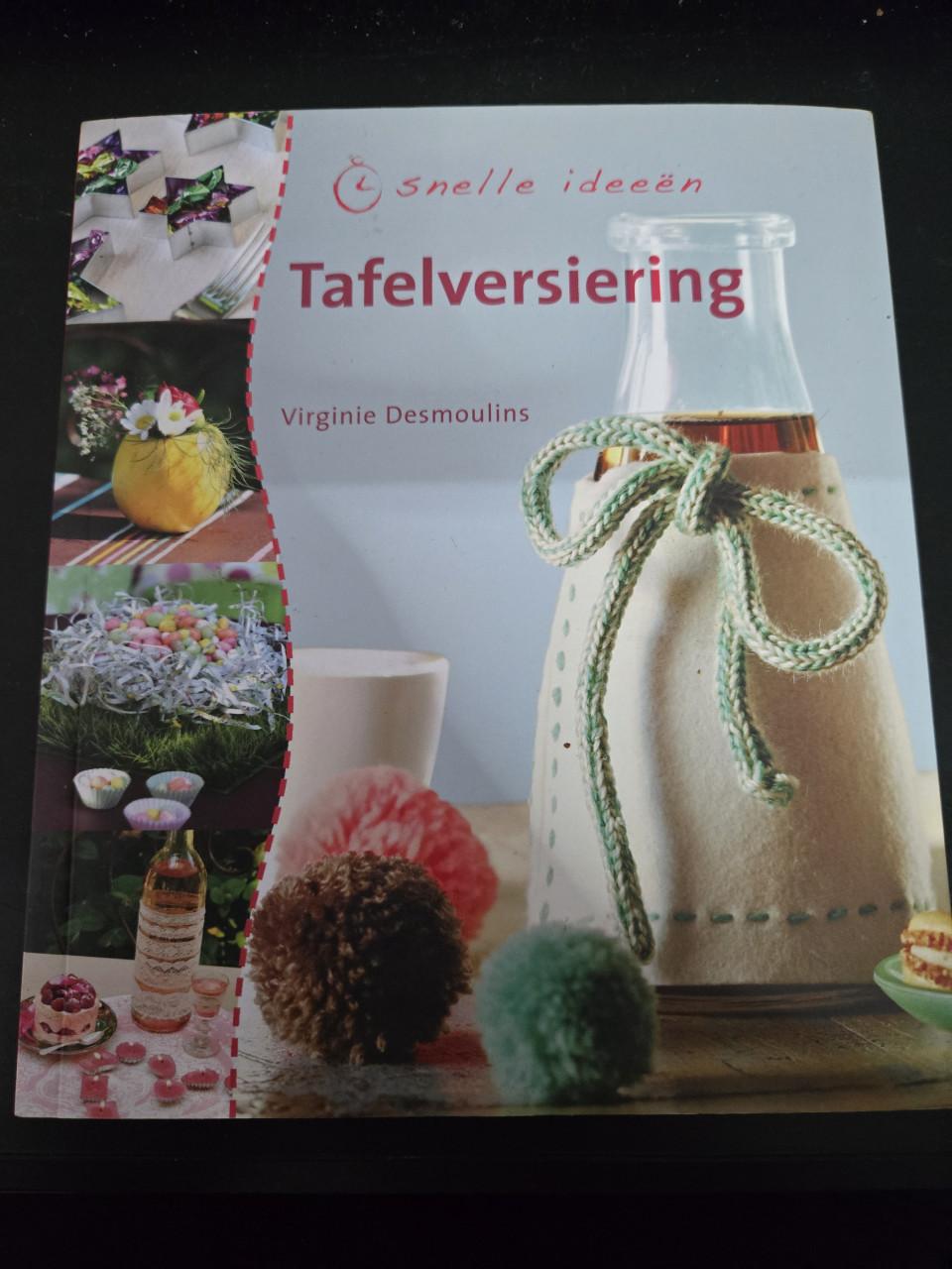 Boek "Snelle ideeën Tafelversiering" geschreven door Virginie Desmoulins