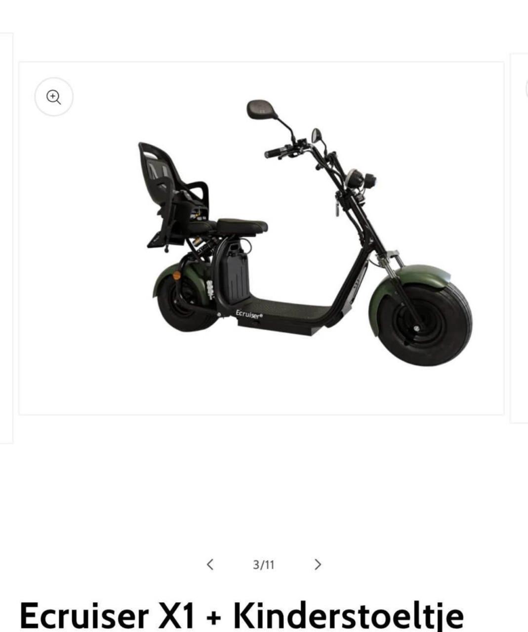 Ecruiser X1 (evt met kinderstoel)