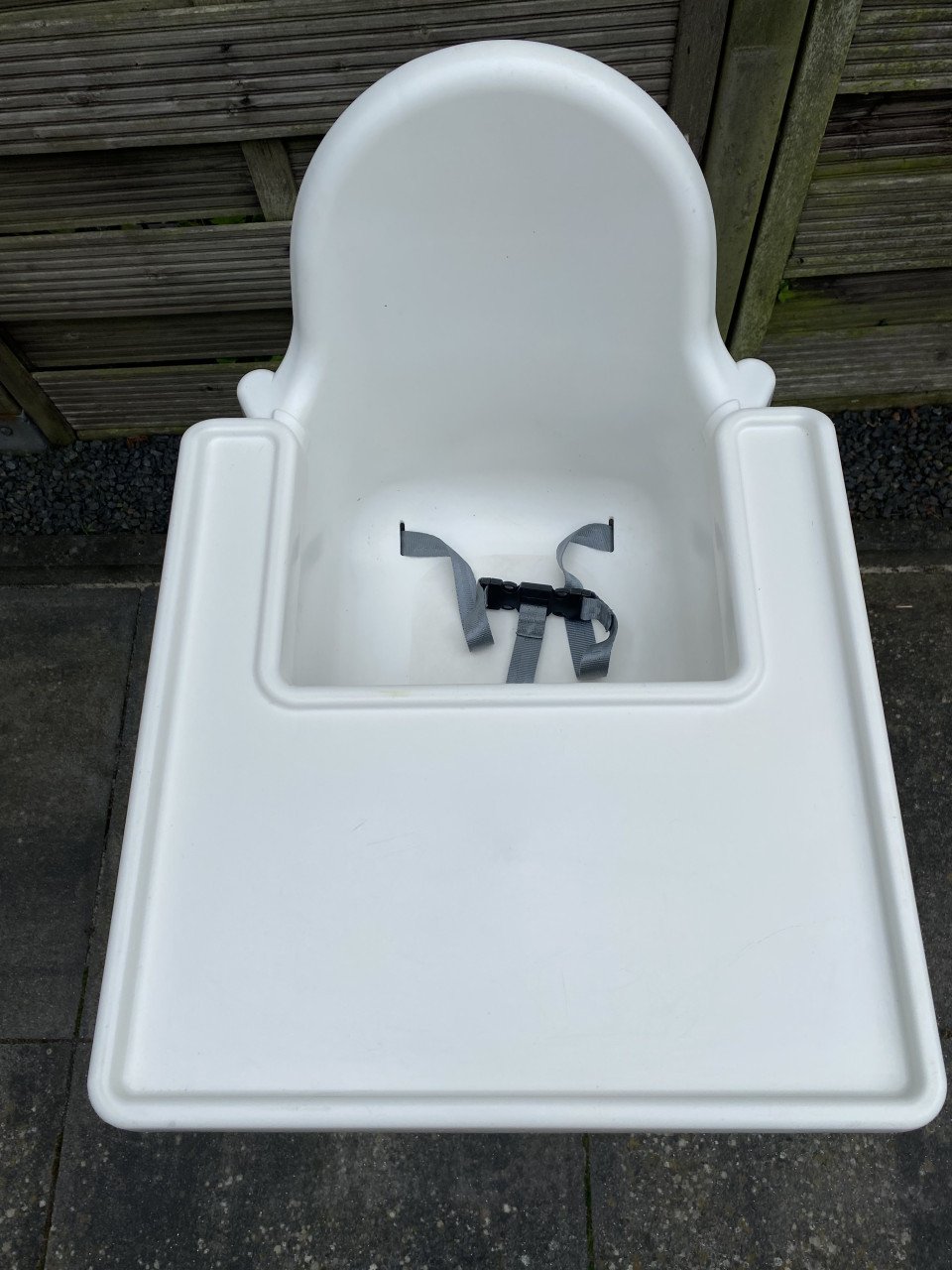 Ikea kinderstoel met tablet