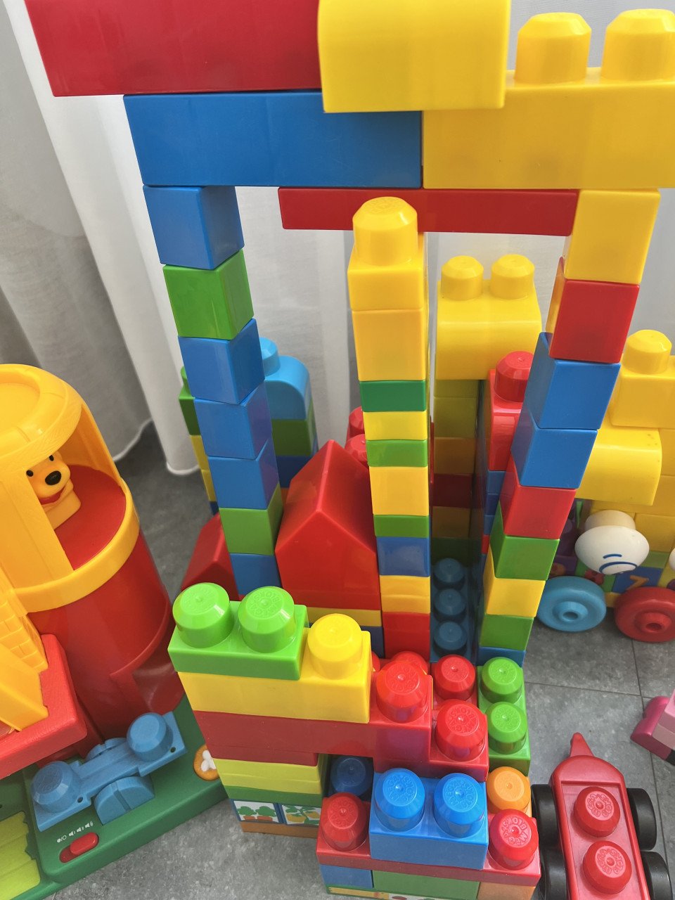 Grote partij mega bloks boerderij thema
