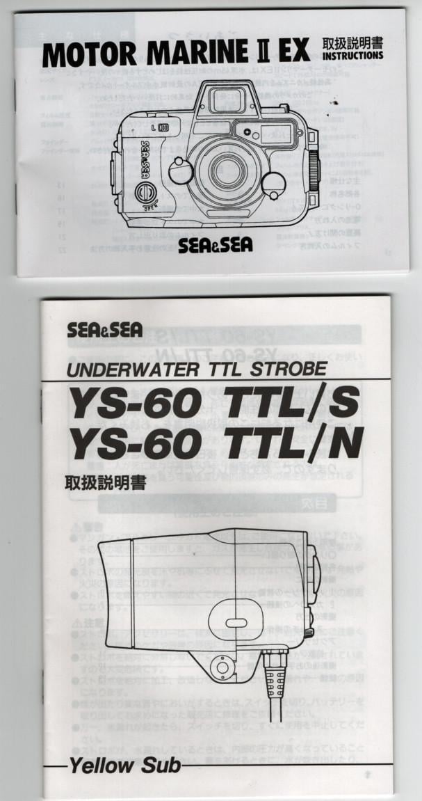 Sea & Sea Motormarine EX II + Flitser