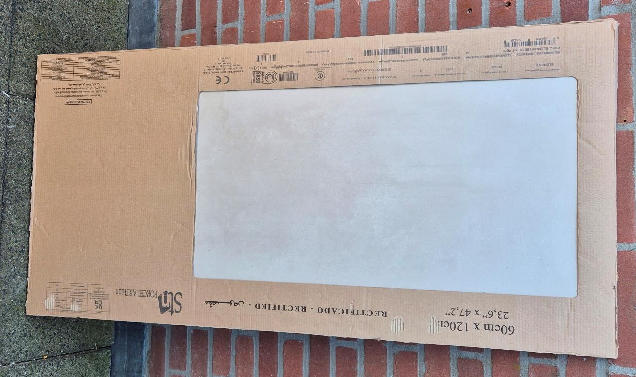 Wandtegels 60x 120 cm