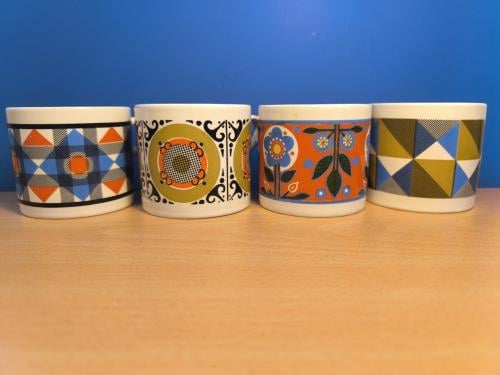 Vintage Melitta Koffiekopjes - 4 stuks