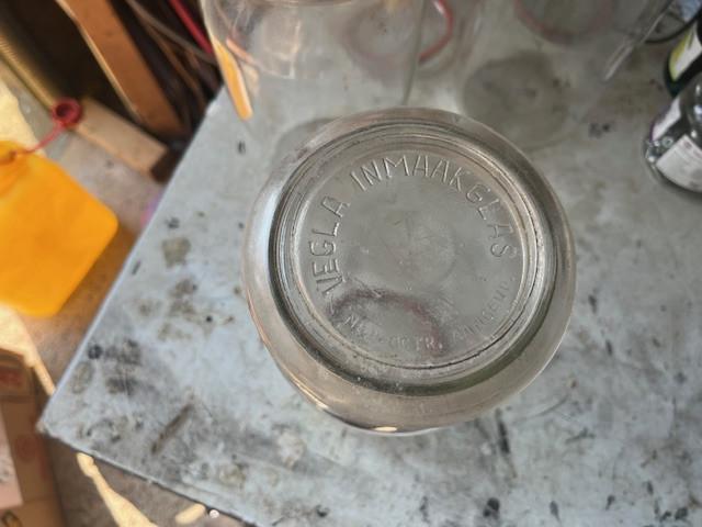 Weckpotten met deksel VEGLA 1/2, 3/4, 1 en 2 liter