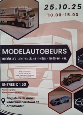 Modelautobeurs / Arnemuiden / zaterdag 25-10-2025